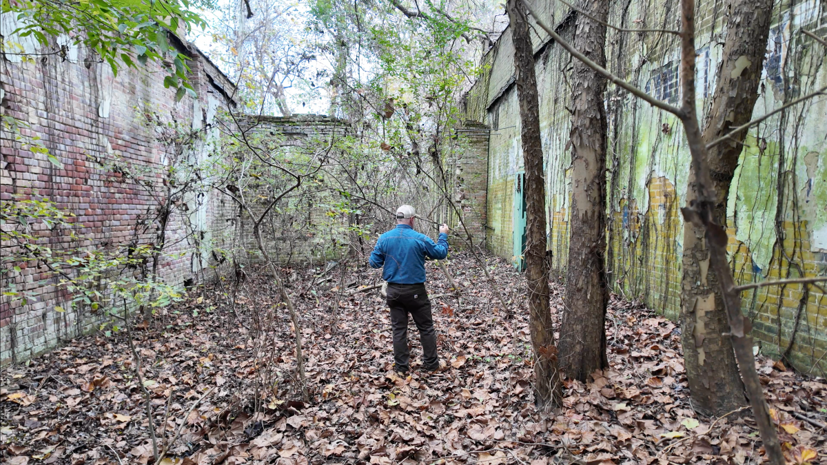 Keith Dotson on location at an undisclosed abandoned ghost town location